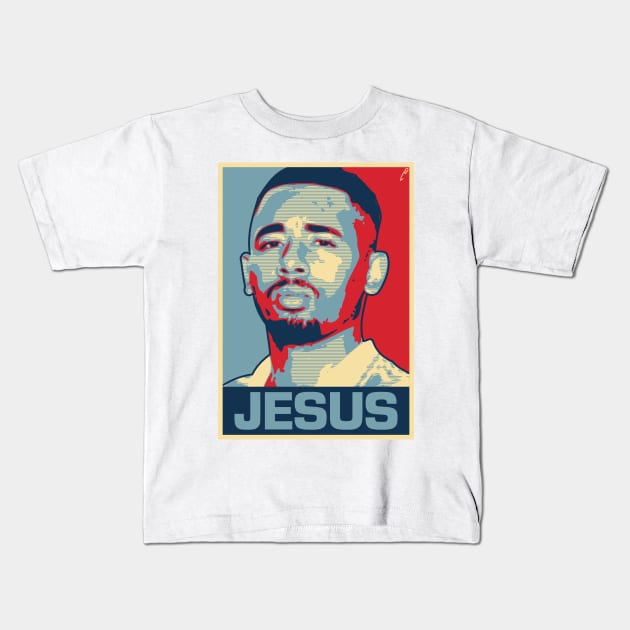 Jesus Kids T-Shirt by DAFTFISH